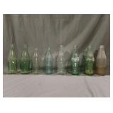 Vintage Coca-Cola bottle mixed a lot of eight