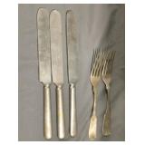 Mixes vintage silverware rodgers Colorado solid