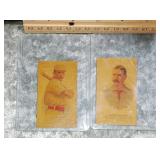 Ten cigarettes, vintage world champion cards...