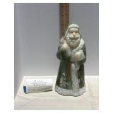 Fenton Bejeweled Santa 1999 Christmas Collection