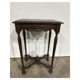 Antique Victorian Style Mahogany Side Table
