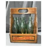 Pepsi:Cola Double Dot 6 pack wooden Carrier (6)