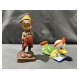 Walt Disney Pinocchio figurine daffy duck figurine
