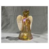 Fenton Iridescent Carnival Glass Angel