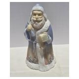 Fenton Northern Lights Santa with List, Hand