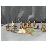 Lead Cast Military Toy Soldiers