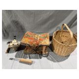 Victorian Buggy Folding Seat, Hammer, Basket More