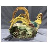 Maddux of California Ceramic Pheasant Vase