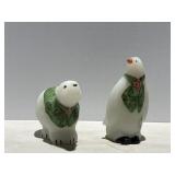 Fenton H.P Satin Glass Holiday Polar Bear &