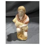 Fenton Art Glass Nativity Shepherd w/ Lamb