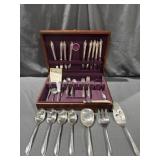 1847 Rogers Bros. Springtime Silverware 58pc