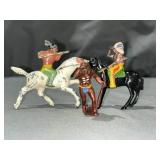 Lead Cast Metal Toy Indians