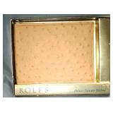 Rolphs genuine pig skin leather billfold new