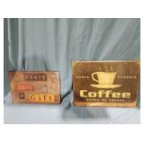 Queen of coffee & everyday is a gift hanging