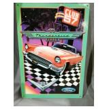 11, 3/4  x 16 3/4 in, Ford Thunderbird club 57