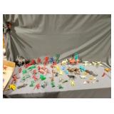 Vintage knights pirates animals toys