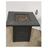 Propane gas outdoor raised fire pit 28 inch