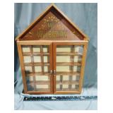 14 x 20 in (my collection) curio cabinet.