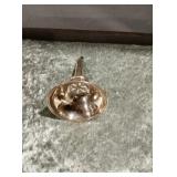 Antique silver plated wine decanter