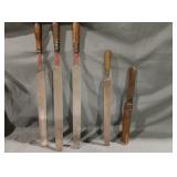 3 vintage Simonds flat files 1 black diamond file