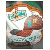 Indoor camp combo lake and trail log cabin