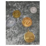 Theodore Roosevelt coin Reverend Billy Graham and