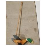 Antique wooden duck runner toy