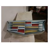 Lighted Cadillac sign 3 ft 11 and 1/2 in by 18 by