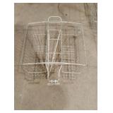 Metal wire bike basket