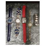 Betty boop Japanese movement leather strap watch