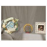 Home decor welcome home metal hanging sign metal