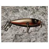 Creek Chubb Co injured minnow vintage Fisher