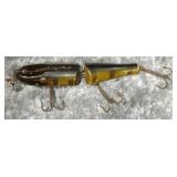 Vintage glass eye Creek chub co, pike minnow. 5