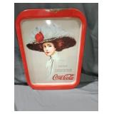 1971 Coca-Cola metal advertising / tips tray