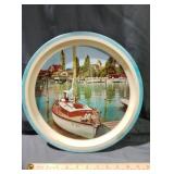 1950s made in Hong Kong sailboat tips tray
