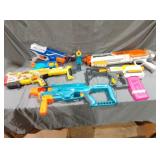 Lot of seven Nerf guns different models