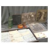 Vintage photography advertising tins cova cola