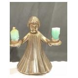 Unique antique candle stick made in italy