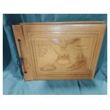 Leather world war II photo album