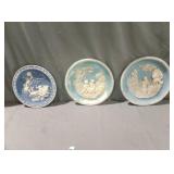 Love Sonnets of Shakespeare plates x2 1 x Santa