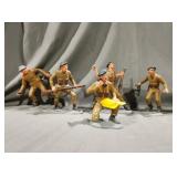 Louis Marx Toys Plastic WW2 Canadian Soldiers