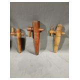 Wooden beer taps