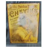 Chevine en vente ici 10.25 x 14 in metal sign