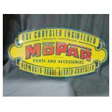 Mopar and accessories 17.5 x 9 in . Hanging metal