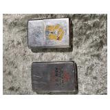 Vintage zippo lot old scrips uss ouellet &jd rich