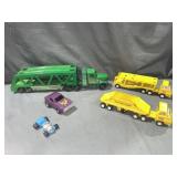 Tonka Toys car haulers, Dumper, & car