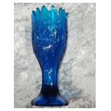 Cobalt blue mid-century Westmoreland vase