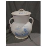 Extra large ironstone China blue and white w
