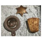 Cream harvester advertisement on vintage egg