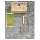 Bone handled sewing kit in men